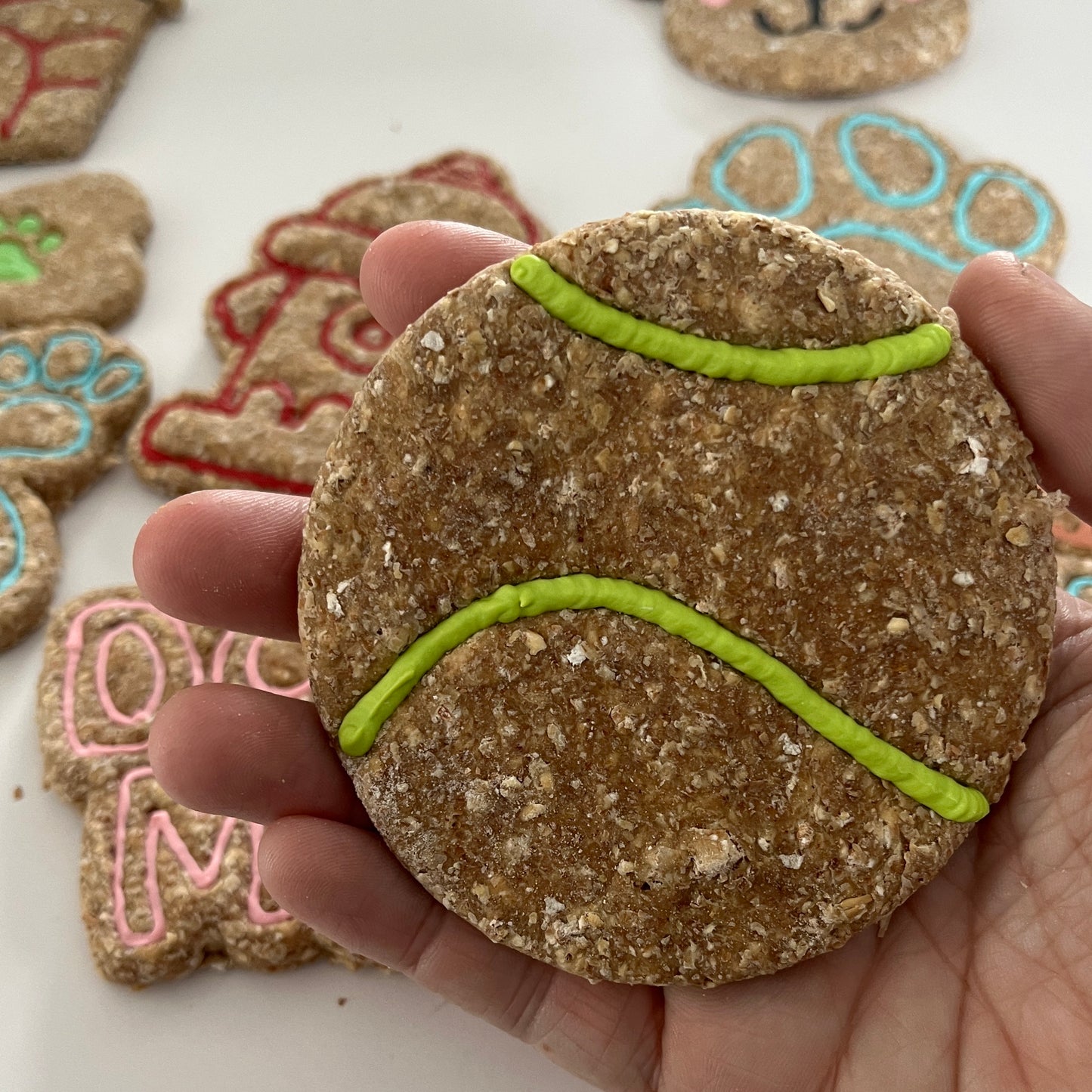 Bacon Peanut Butter Icing Cookies - Limited Icing
