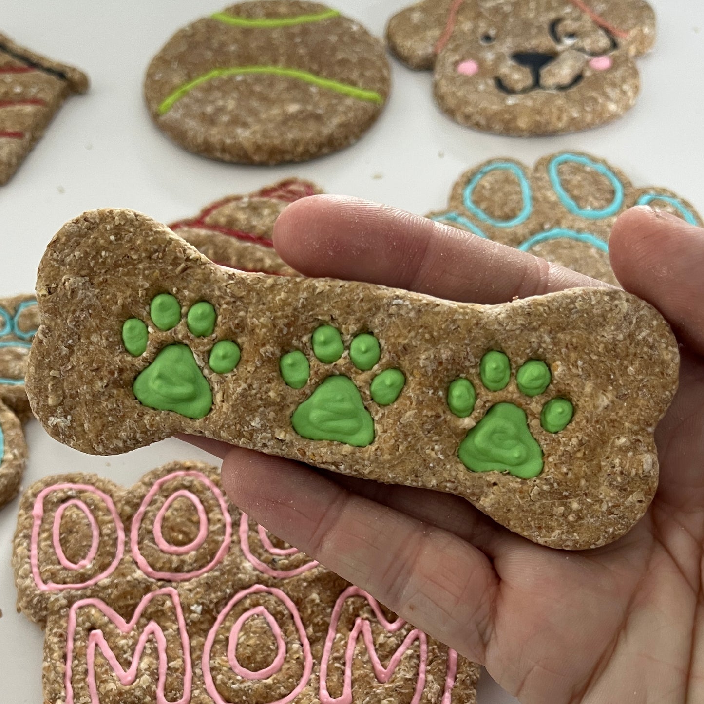 Bacon Peanut Butter Icing Cookies - Limited Icing