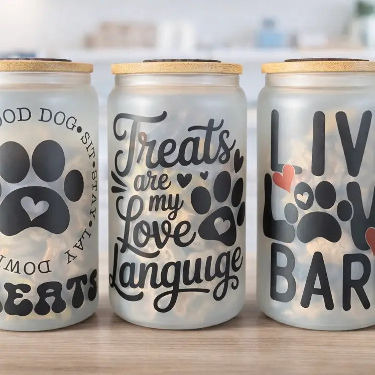 Mishmash Dog Treat Jars